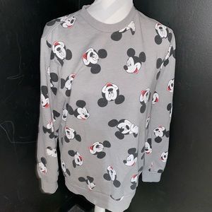 Disney Mickey Crewneck Sweatshirt Sz M Vintage